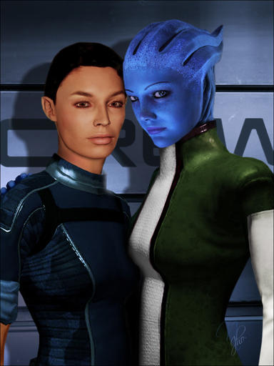 Mass Effect - Лиара Т'Сони (Liara T'Soni) Часть 1